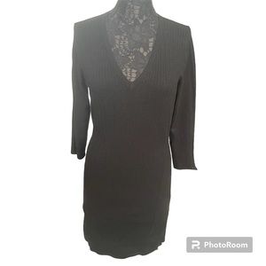 RAG & BONE ribbed sweater mini dress • size M